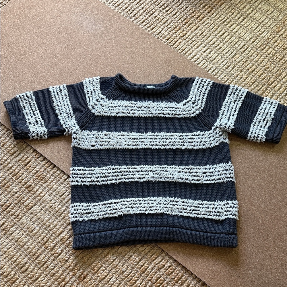 Brunello Cucinelli Charcoal Knit Sweater